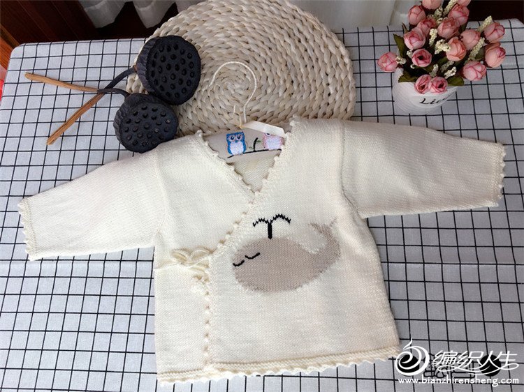 婴儿斜襟毛衣的织法视频高清,复古斜襟棒针长款毛衣编织