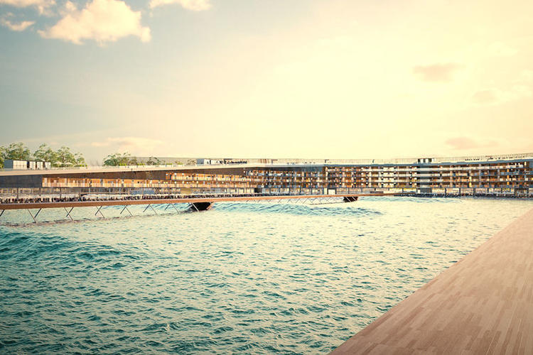 球场闲置,澳大利亚人干脆改成了一个市中心的冲浪公园|设计