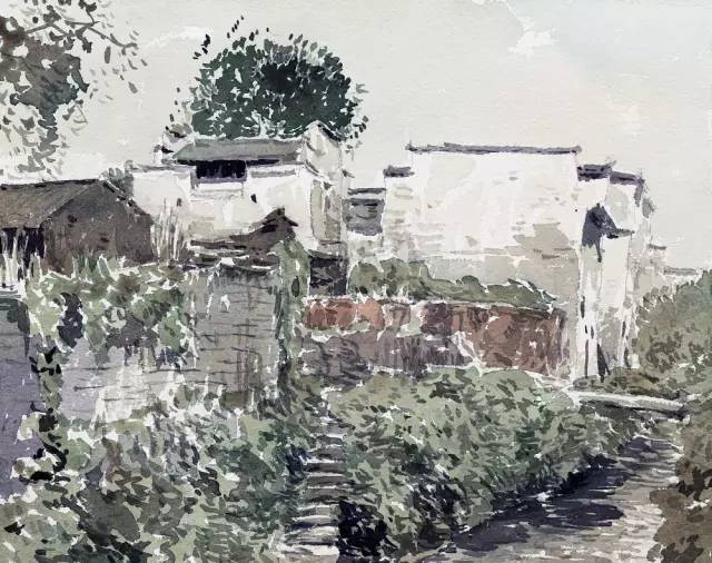 许海刚的水彩画,许海刚水彩画