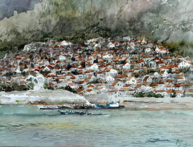 许海刚的水彩画,许海刚水彩画