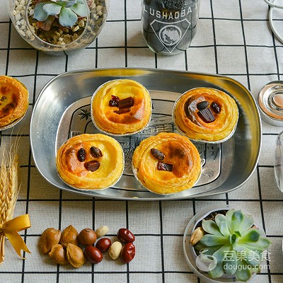 蔓越莓甜品冻糕,蔓越莓蛋挞蛋糕