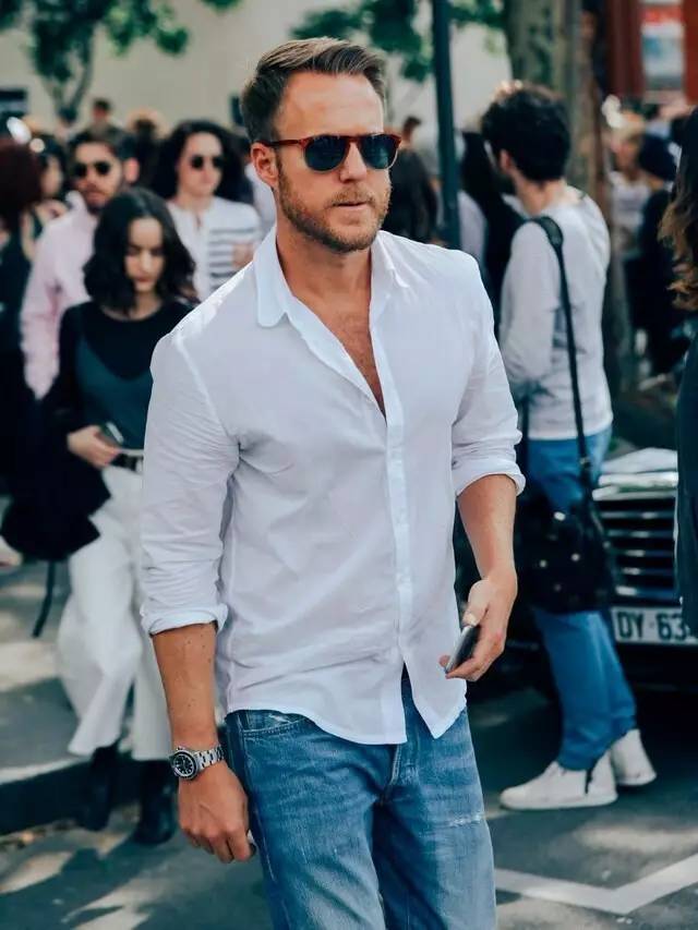 男生穿亚麻为什么很文艺,男人穿亚麻衬衫