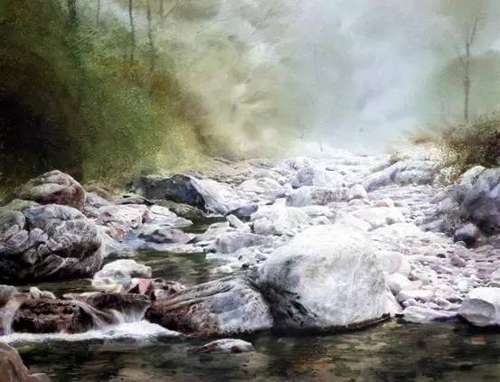许海刚的水彩画,许海刚水彩画