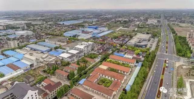 航拍老川沙,川沙15年的变化