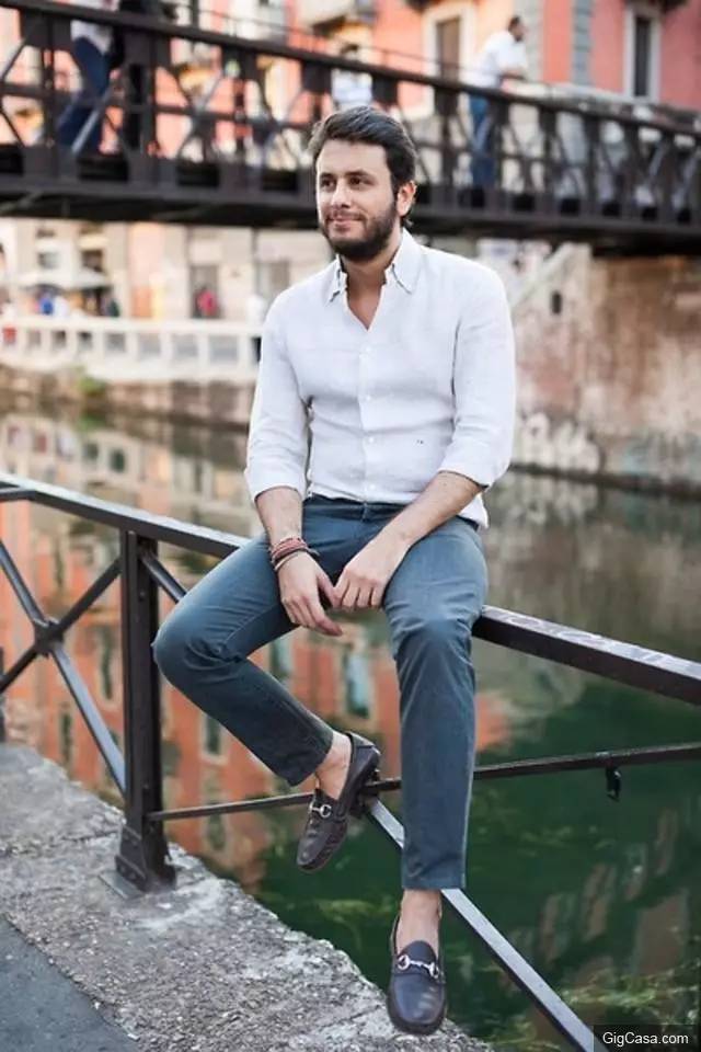 男生穿亚麻为什么很文艺,男人穿亚麻衬衫