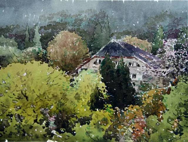 许海刚的水彩画,许海刚水彩画