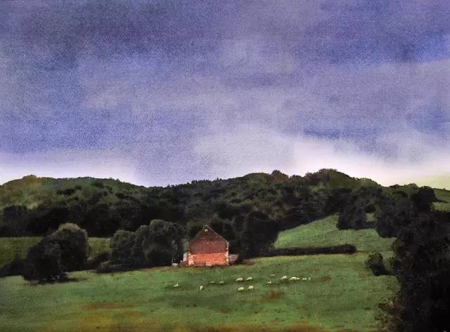 许海刚的水彩画,许海刚水彩画