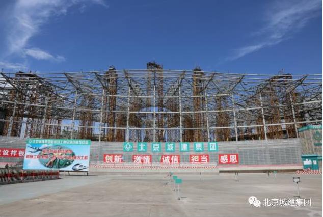 北京大兴国际机场网架视频,北京超大看台搭建