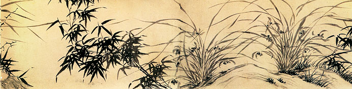 有关梅兰竹菊的中国国画作品,国画梅兰竹菊