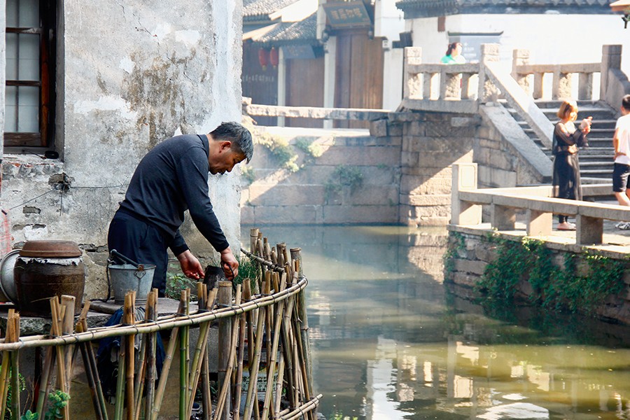 江南水乡周庄小桥流水,江南水乡周庄乌镇小桥流水人家