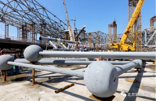 北京大兴国际机场网架视频,北京超大看台搭建