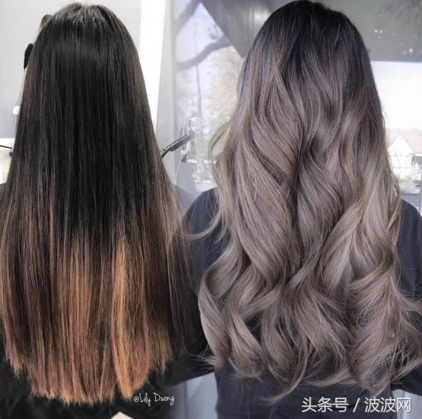 半截黄半截黑染深色,半截黄半截黑头发染什么