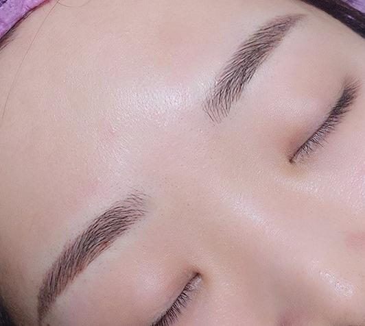 姐妹们纹眉效果怎么样,绣眉和纹眉图片对比