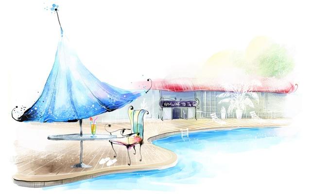 清新底图纯色素材,蓝色纯色底图素材唯美