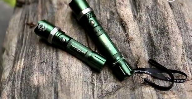 天火手电筒充电,天火强光充电超亮手电筒