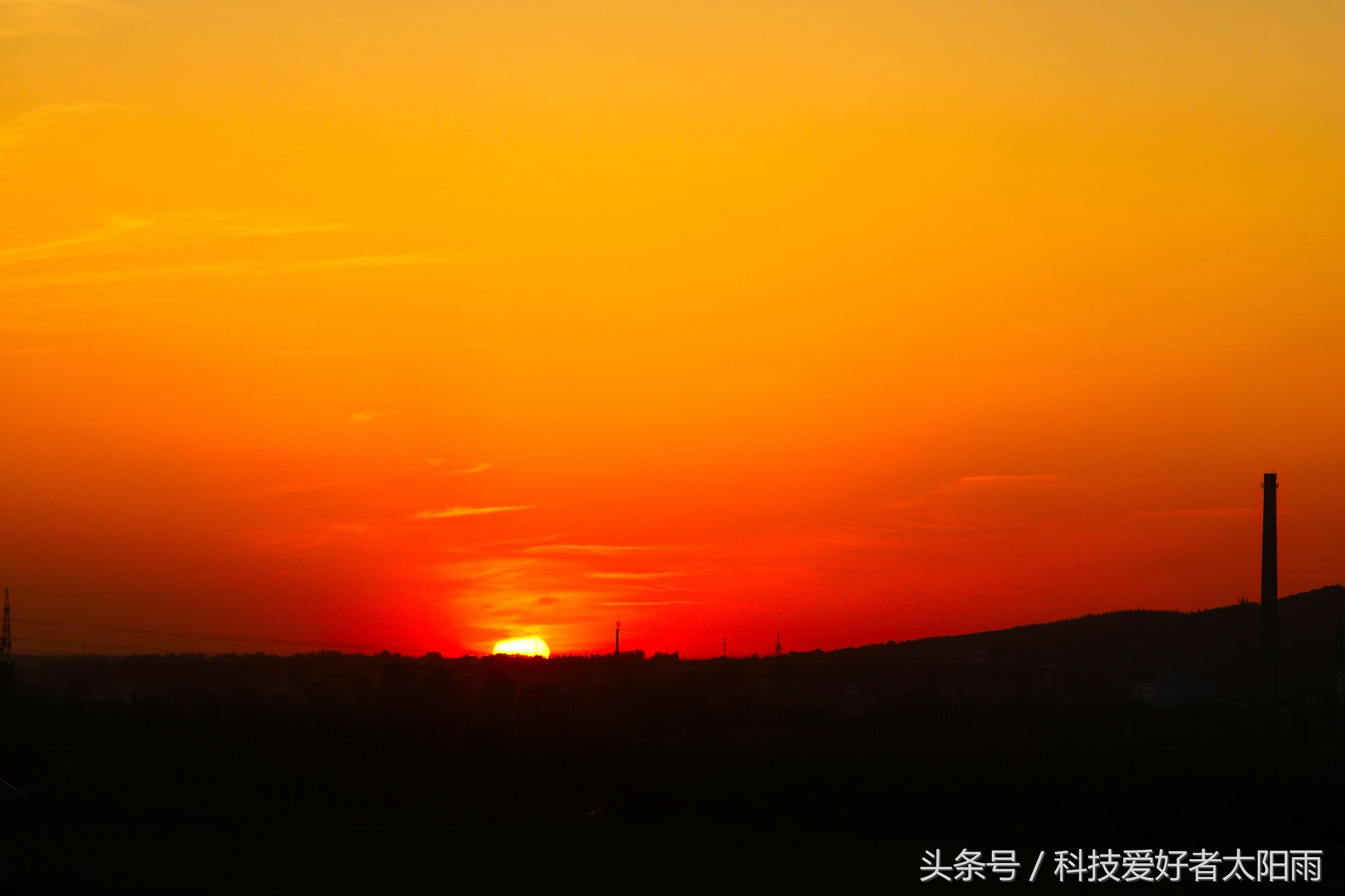 摄影-照片、鞍山佳宁生态园、黄昏的美景！