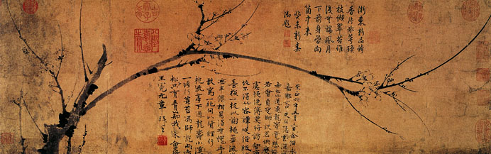 有关梅兰竹菊的中国国画作品,国画梅兰竹菊