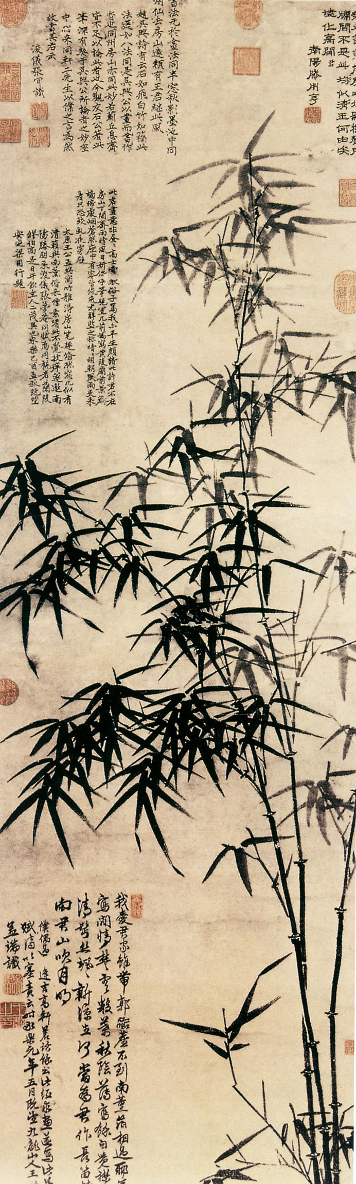 有关梅兰竹菊的中国国画作品,国画梅兰竹菊