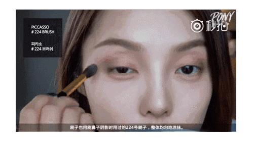 一字眉咬唇妆什么时候流行的,一字眉化妆