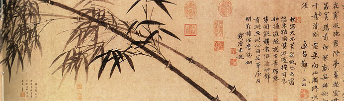 有关梅兰竹菊的中国国画作品,国画梅兰竹菊