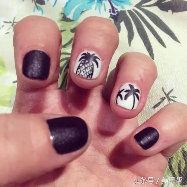 指甲特别短小能做美甲嘛,2019美甲短小甲款式