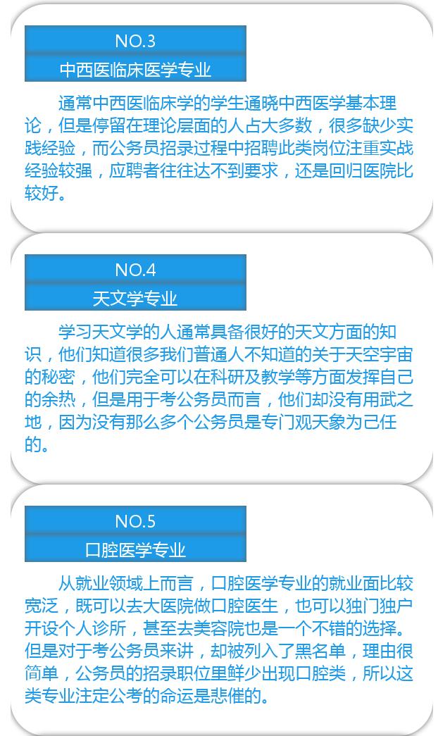 冷门专业怎么考公务员,公务员冷门的十大职业
