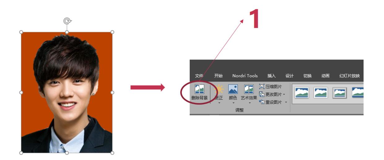一寸照裁剪背景换色,简历照片修改底纹颜色