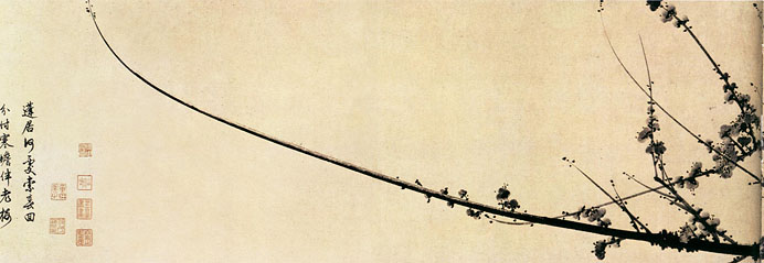 有关梅兰竹菊的中国国画作品,国画梅兰竹菊