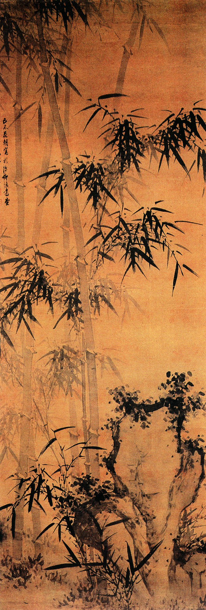 有关梅兰竹菊的中国国画作品,国画梅兰竹菊