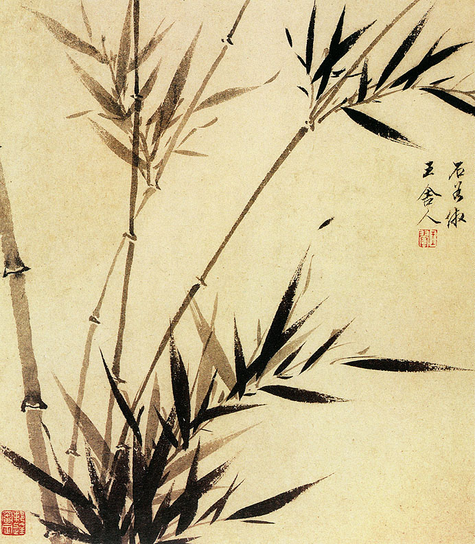 有关梅兰竹菊的中国国画作品,国画梅兰竹菊