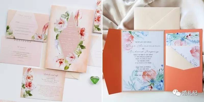 西方的婚礼请柬,美国婚礼网上请柬