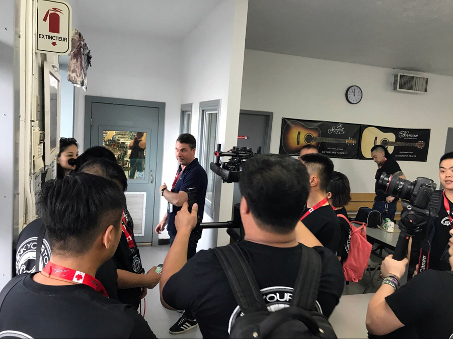 极速快报：弘力乐器2017加拿大Godin吉他工厂参观第一天