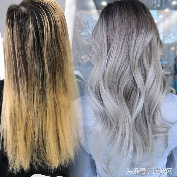半截黄半截黑染深色,半截黄半截黑头发染什么