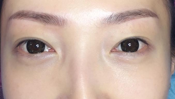 姐妹们纹眉效果怎么样,绣眉和纹眉图片对比