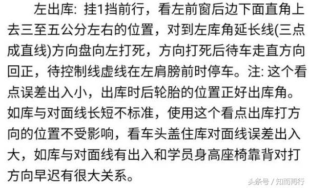 倒车入库简洁易懂方法,倒车入库最简明扼要的方法视频