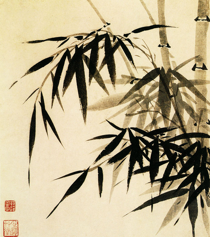 有关梅兰竹菊的中国国画作品,国画梅兰竹菊