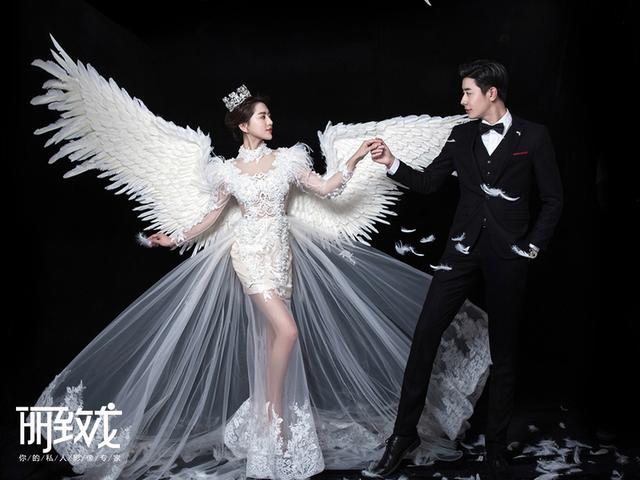 婚纱照拍成画,婚纱照风格定制