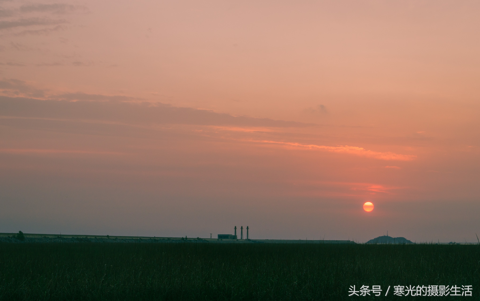 试用佳能入门单反18-135F3.5-5.6镜头拍摄日出