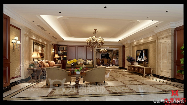 奢华欧式装修宫廷,欧式金碧辉煌的装修风格