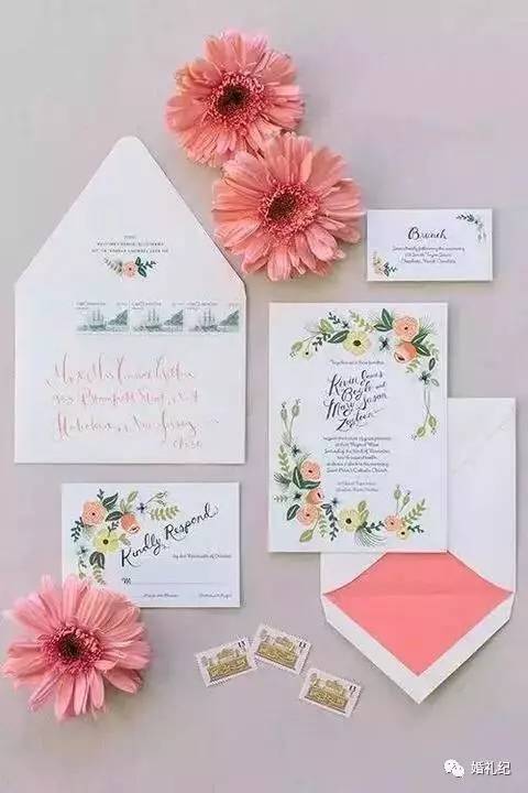 西方的婚礼请柬,美国婚礼网上请柬