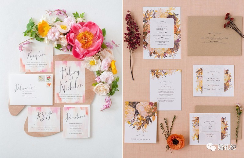 西方的婚礼请柬,美国婚礼网上请柬