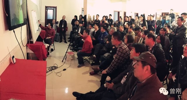 曾刚山水教学第一讲,临摹曾刚老师彩墨山水