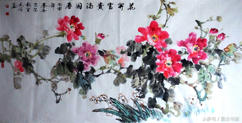 当代花鸟画名家刘文生作品,刘露的花鸟画欣赏