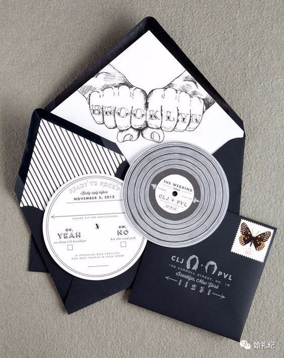 西方的婚礼请柬,美国婚礼网上请柬