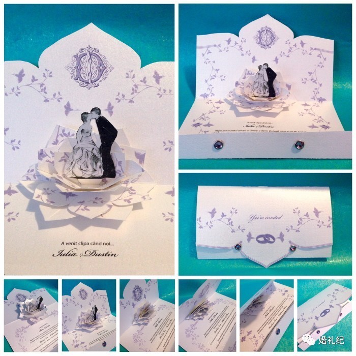 西方的婚礼请柬,美国婚礼网上请柬