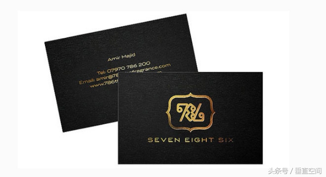 高档名片纸100种,100张惊艳的名片正反面