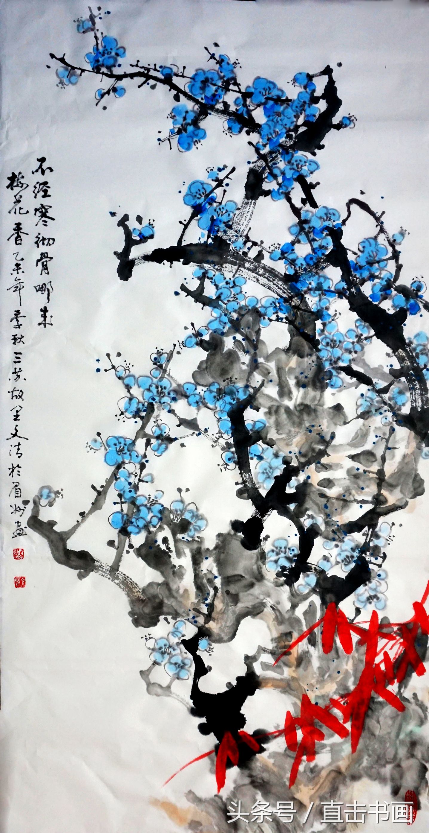 当代花鸟画名家刘文生作品,刘露的花鸟画欣赏