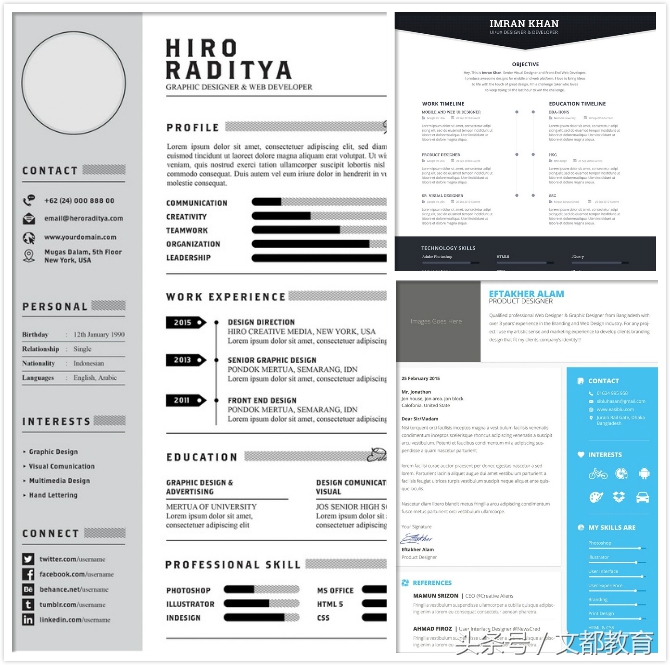 请举例在hr眼中优秀的简历模板,hr应届生英文简历模板