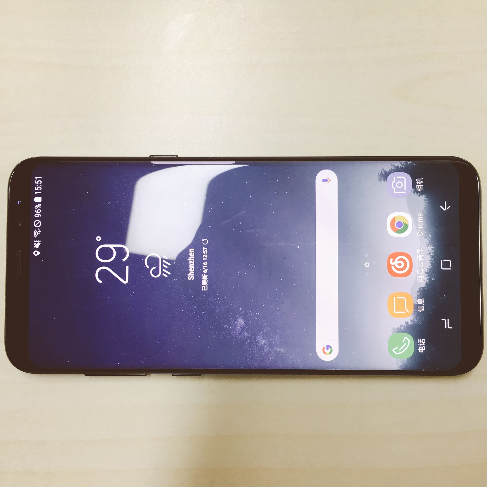 iphone6S+实拍韩版三星S8+128G,比国行便宜2K