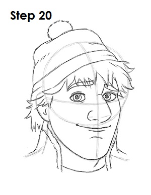 学会如何画克里斯托夫，戴着帽子的哥哥
